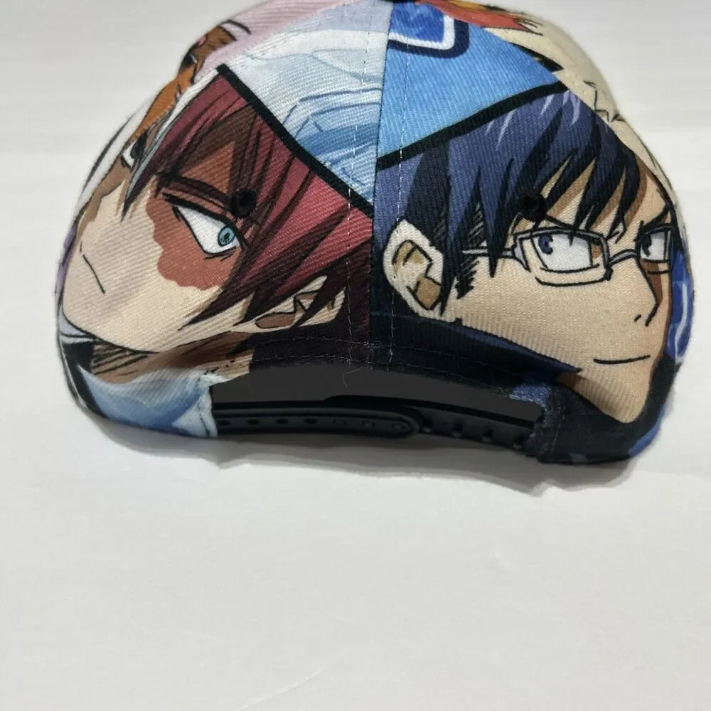 My Hero Academia Anime Snapback Hat Multi Character Panel Print OSFM Adjustable